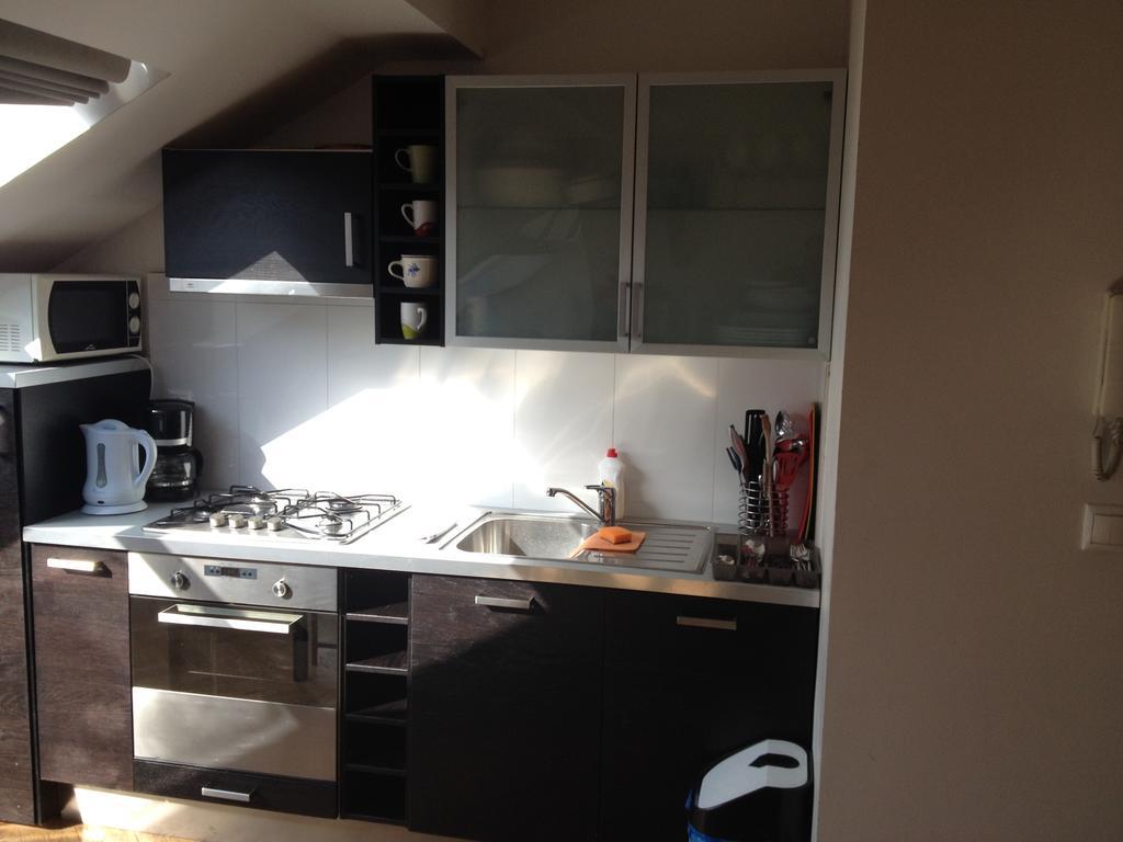 Penthouse Apartment In Vinohrady Prague Bilik gambar